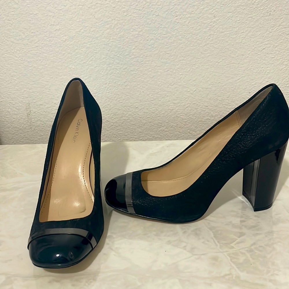 Calvin Klein Black Heels - Size 7